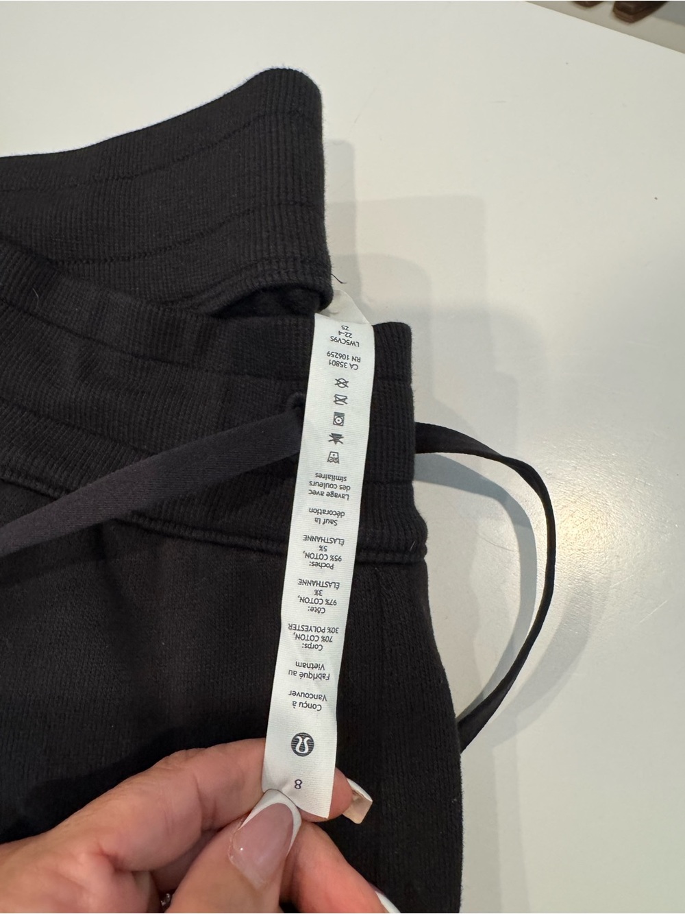 Lululemon black sweatpants